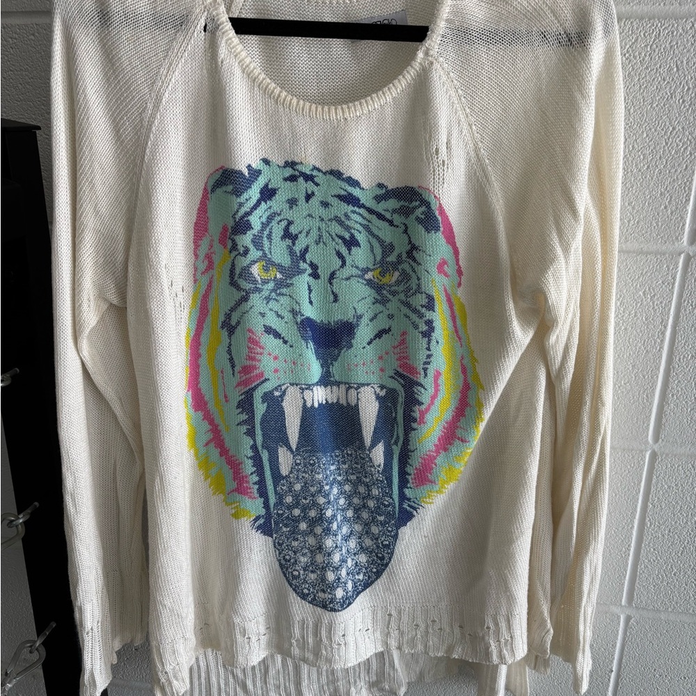 Lauren Moshi tiger sweater